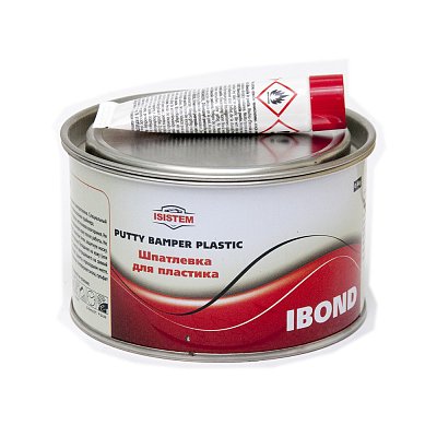 Шпатлевка BAMPER PLASTIC IBOND, уп. 0,4кг IS-IB-BPP-400